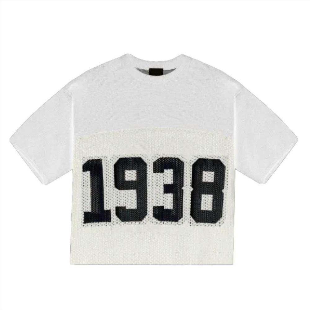 NEW KNOTWTR women's 1938 graphic t-shirt in white